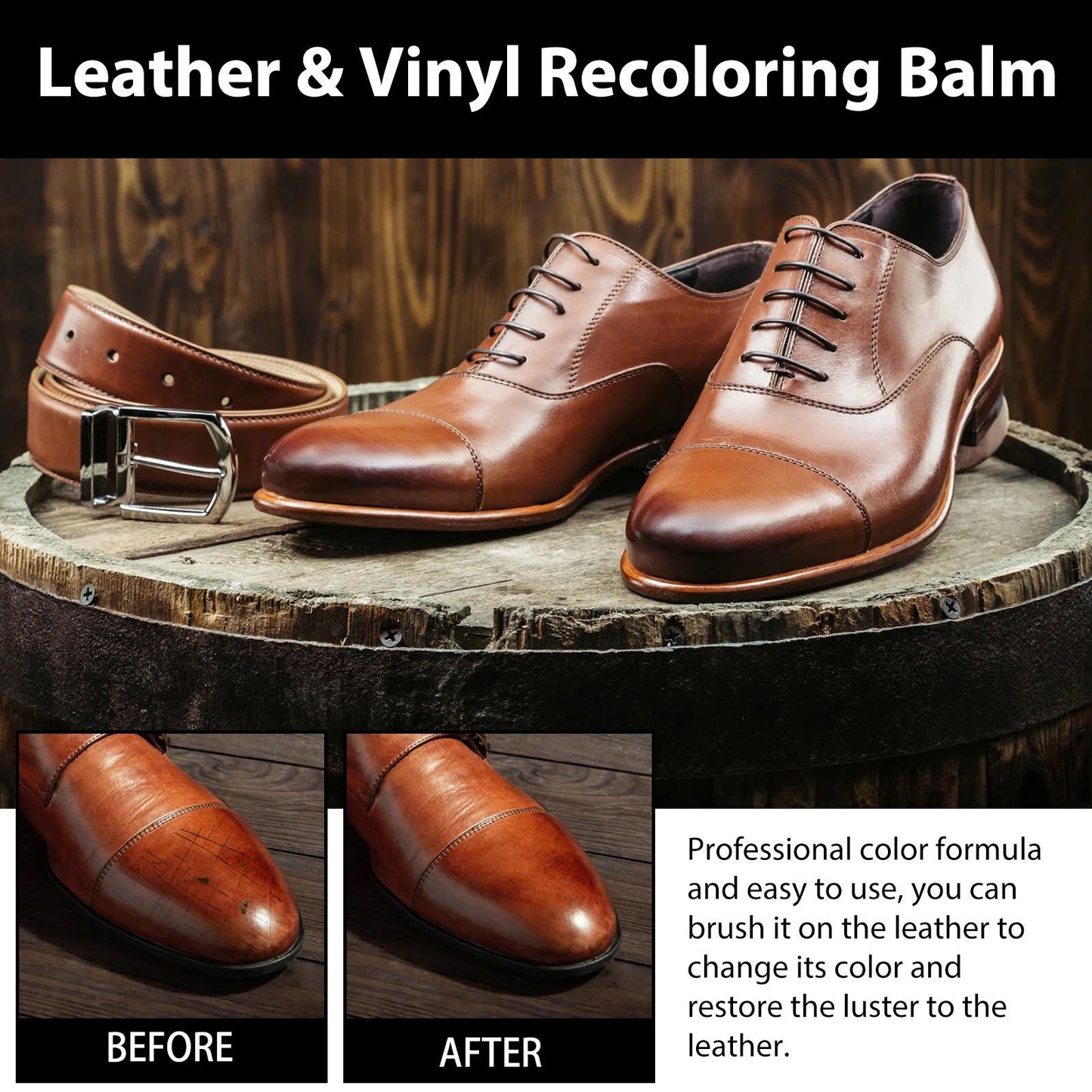 ⏳Time-Limited Special⏰All-Purpose Leather Color Repair Balm｜Premium Leather Renovation Care Cream