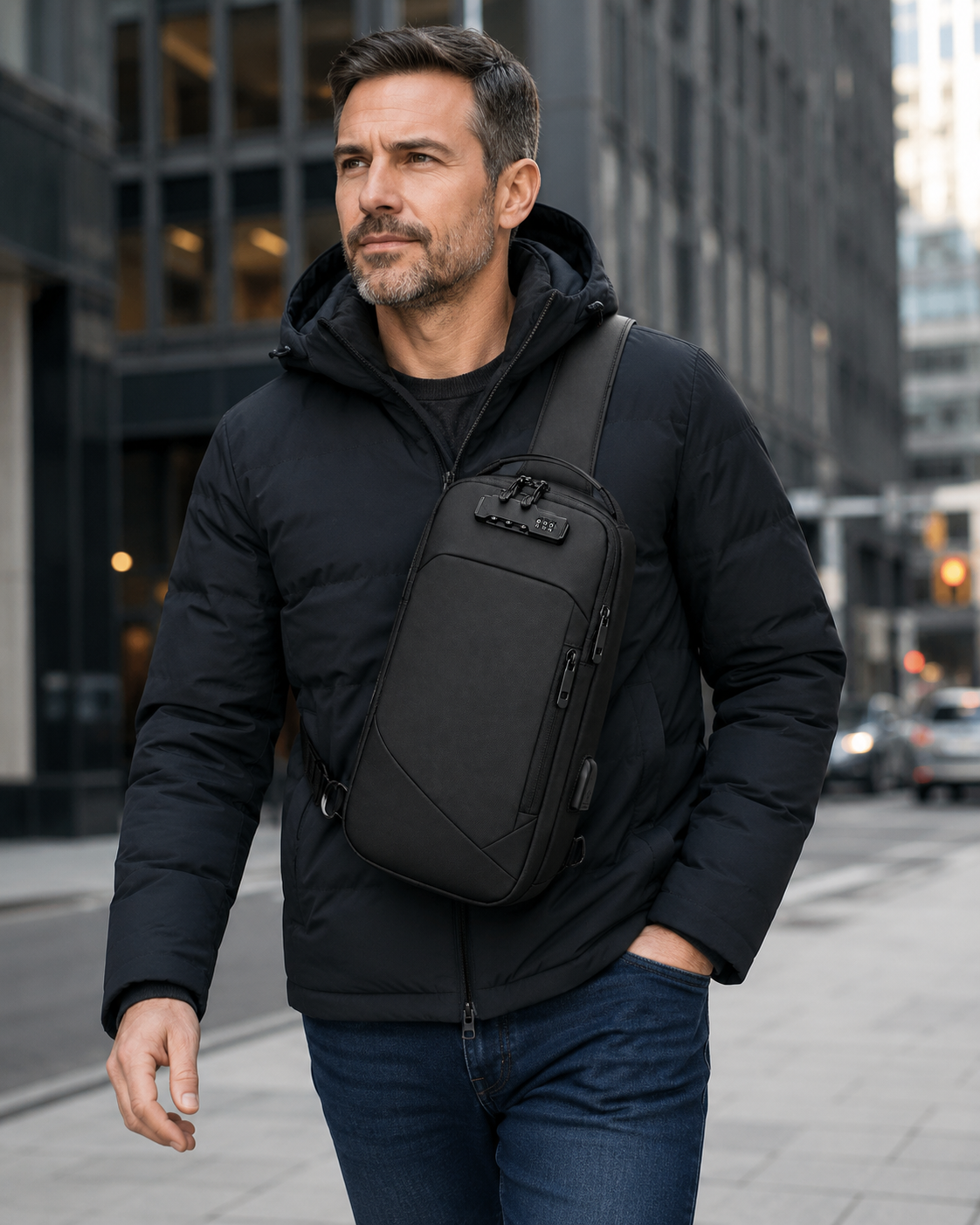 Lockable Crossbody Bag
