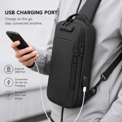 Lockable Crossbody Bag