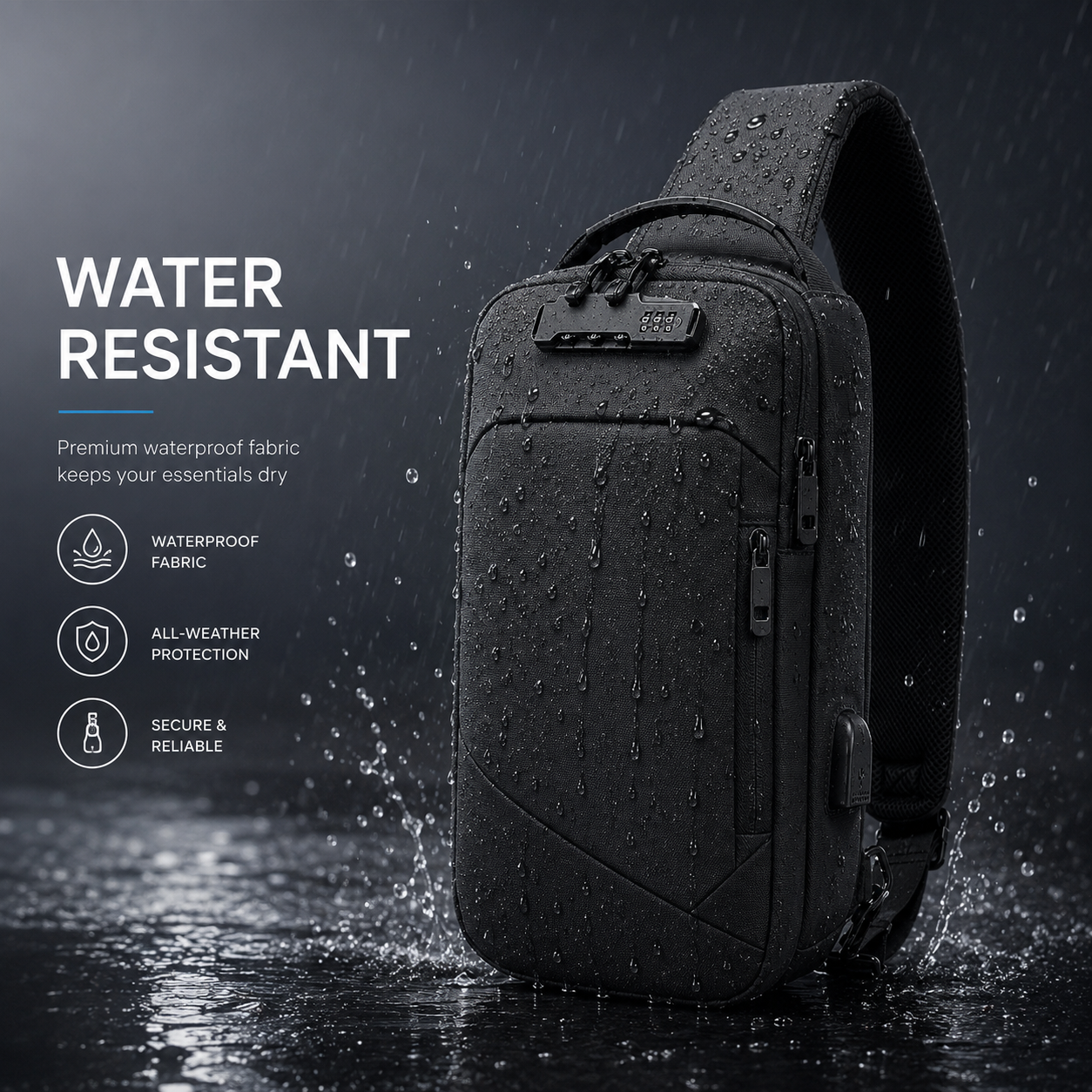 Lockable Crossbody Bag