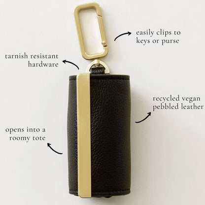 Charm Foldable Vegan Leather Bag