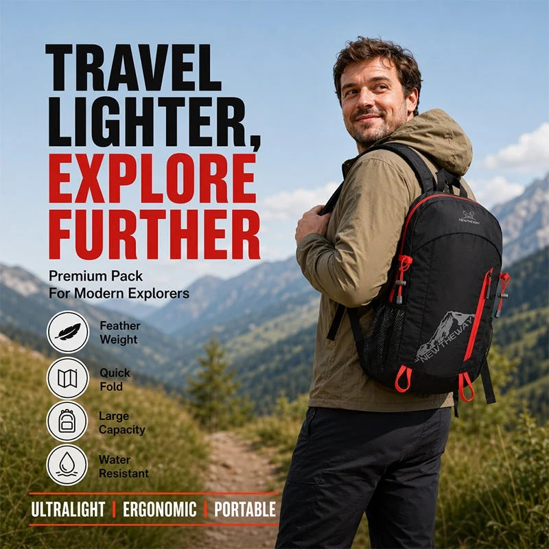 🏆 Last Day Special Price ! 🎒ULTRALIGHT FOLDABLE TRAVEL PACK