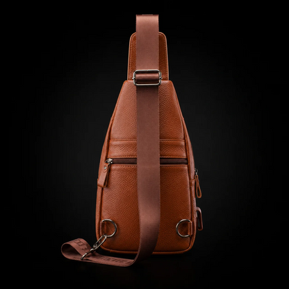 Stylish and Versatile Crocodile Leather Crossbody Bag