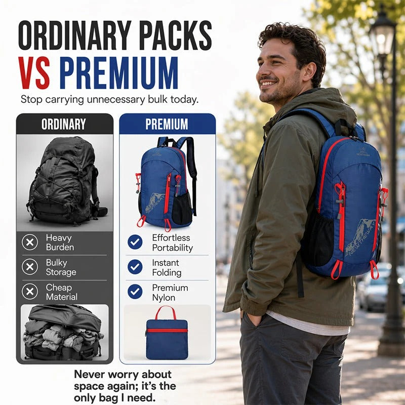 🏆 Last Day Special Price ! 🎒ULTRALIGHT FOLDABLE TRAVEL PACK