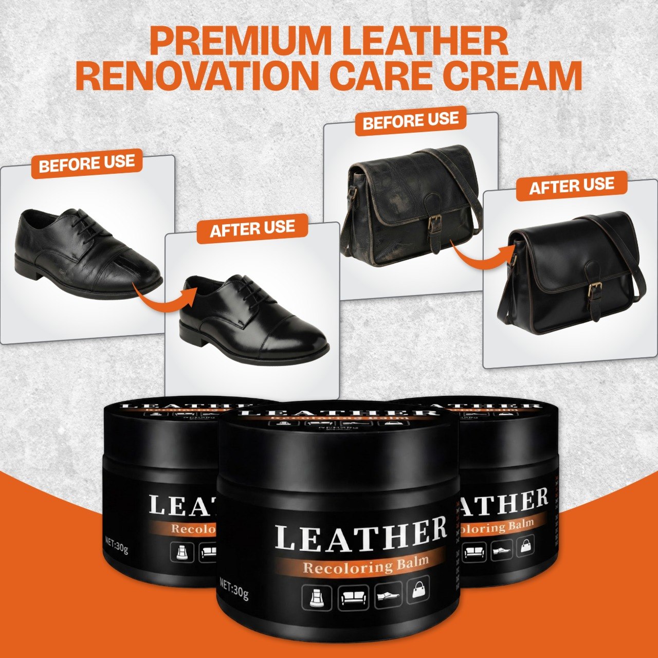 ⏳Time-Limited Special⏰All-Purpose Leather Color Repair Balm｜Premium Leather Renovation Care Cream