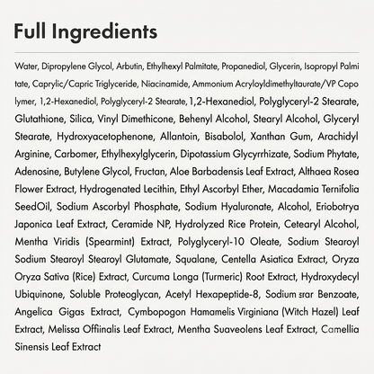 Alpha Arbutin + TXA Cream
